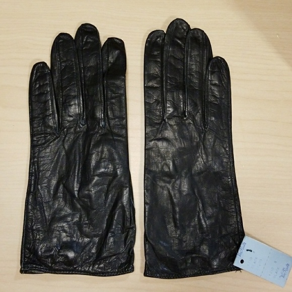 van raalte Accessories Vintage Black Leather Gloves Poshmark